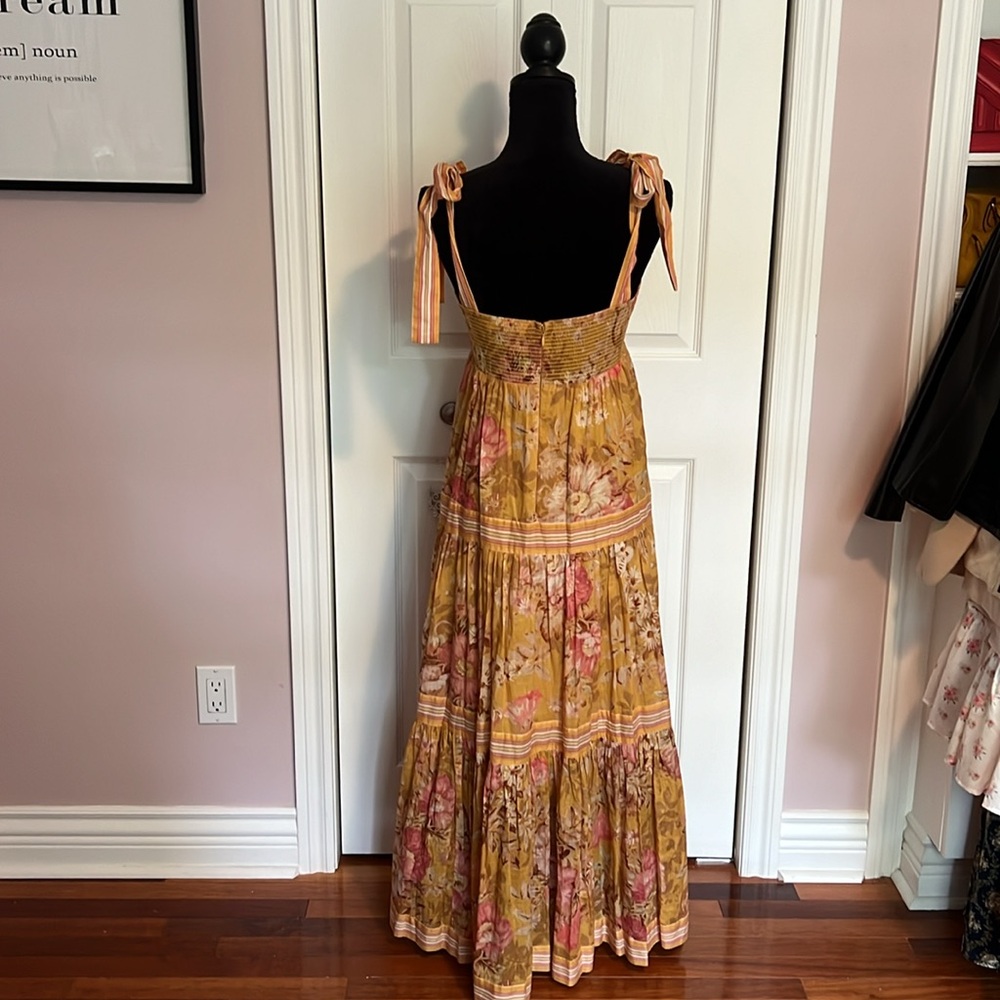 Zimmerman🌺 The Pattie Midi Dress in Bright Florals. Zimm Sz. 2= US 6/8 - Picture 7 of 13